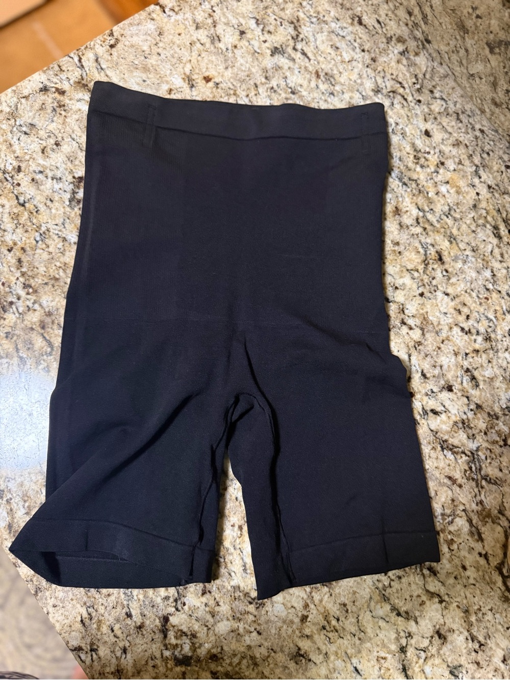 Seamless Black Shaping Bike Shorts for Women